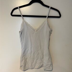 Aritzia off-white Fitted Camisole with Spaghetti Straps